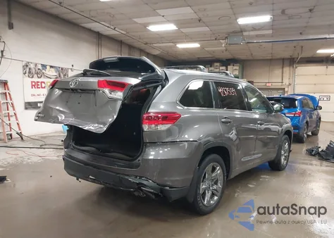 2017 Toyota Highlander Limited Platinum from USA, damaged, VIN 5TDDZRFH8HS476840